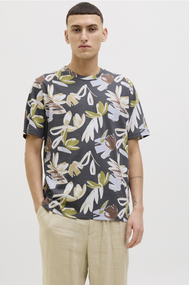 JORVARENNA AOP TEE SS CREW NECK 12273642 IRON GATE/AOP